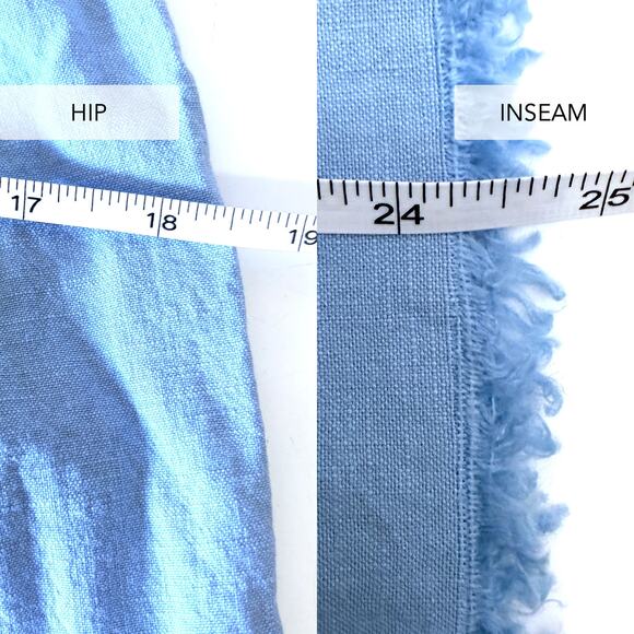 Frank & Eileen Kinsale Performance Pant Light Blue Crop Made in USA Size 4 - Picture 11 of 11